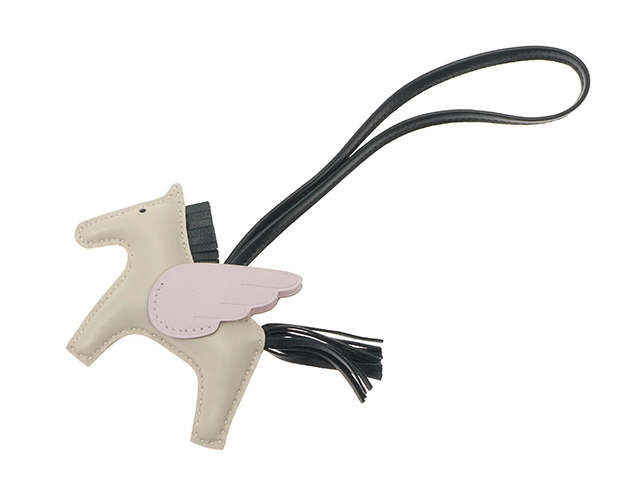 HERMES エルメス ロデオペガサスチャームPM クレ/ローズサクラ