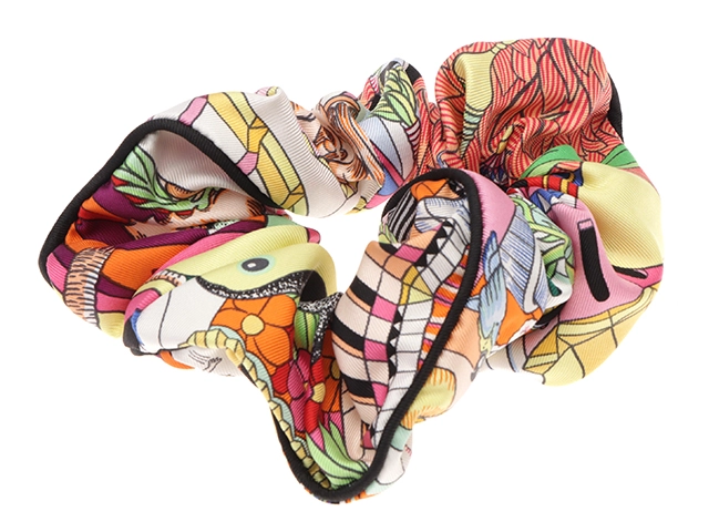 人気♪】HERMES☆シュシュ Claudia Sangles en Zigzag Bandana