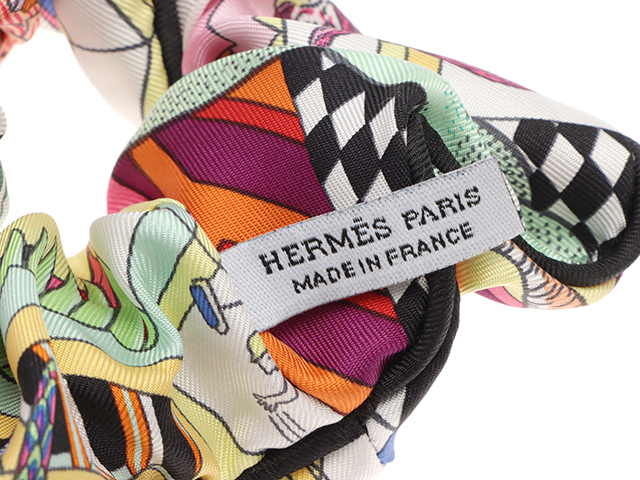 HERMES エルメス シュシュ シルクマルチ 2143300224276【432 HERMES エルメス シュシュ シルクマルチ 2143300224276【432