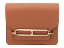HERMES　エルメス　ベルトバッグ　ルリ　スリムウォレット　ゴールド・ヴェールフィズ・GP金具　エバーカラー　H082212CPAQ　B刻印・2023年頃製造　箱付き【472】HA