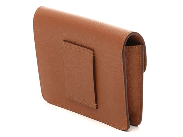 HERMES　エルメス　ベルトバッグ　ルリ　スリムウォレット　ゴールド・ヴェールフィズ・GP金具　エバーカラー　H082212CPAQ　B刻印・2023年頃製造　箱付き【472】HA