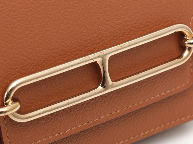 HERMES　エルメス　ベルトバッグ　ルリ　スリムウォレット　ゴールド・ヴェールフィズ・GP金具　エバーカラー　H082212CPAQ　B刻印・2023年頃製造　箱付き【472】HA