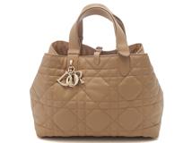 DIOR　ディオール　マクロカナージュ　トゥジュールバック　ミディアム　M2821OSHJ_M53U　タン　カーフ　【434】2143300227314