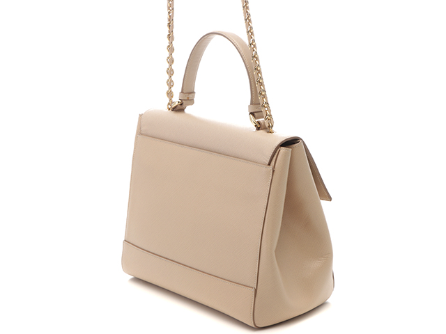【サルヴァトーレフェラガモ】　ベージュ　プリーツ　キュロット FERRAGAMO - サルヴァトーレ フェラガモ 二つ折り 長財布