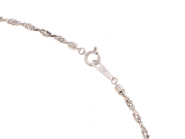 JEWELRY ノンブランドジュエリー ネックレス K18ホワイトゴールド/プラチナ900 タンザナイト5.85ct/ダイヤモンド0.77ct【472】SJ