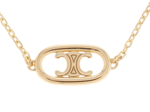 CELINE セリーヌ マイヨントリオンフ ネックレス 46X756GLY.37AU K18