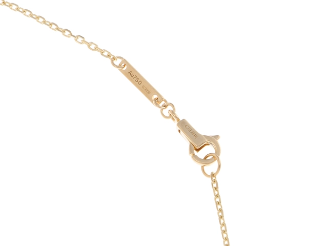 CELINE セリーヌ マイヨントリオンフ ネックレス 46X756GLY.37AU K18イエローゴールド 約3.1g【472】SJ