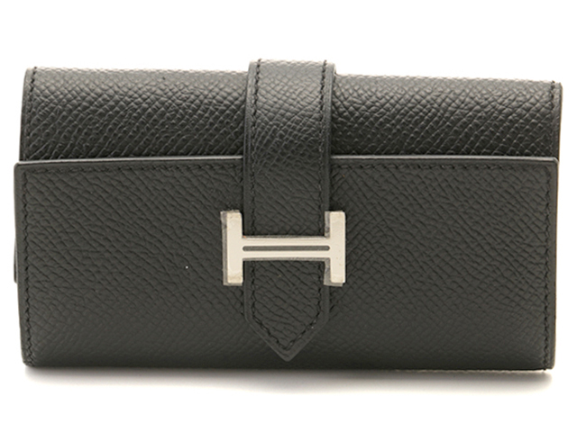 ✨極美品✨HERMES エルメス リップケース 印鑑ケース エプソン ブラック ✨極美品✨HERMES エルメス リップケース 印鑑ケース エプソン