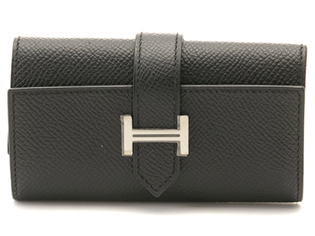 HERMES エルメス キーケース ベアンキーケース4連 ブラック