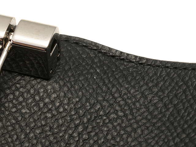 HERMES エルメス キーケース ベアンキーケース4連 ブラック/シルバー  