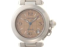 Cartier カルティエ 腕時計 パシャC  SS ピンク W31024M7 2143300229783 【200】