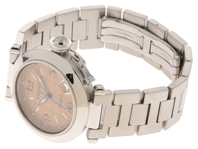 Cartier カルティエ 腕時計 パシャC  SS ピンク W31024M7 2143300229783 【200】