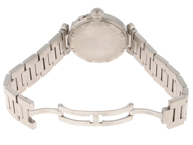 Cartier カルティエ 腕時計 パシャC  SS ピンク W31024M7 2143300229783 【200】