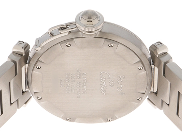 Cartier カルティエ 腕時計 パシャC  SS ピンク W31024M7 2143300229783 【200】