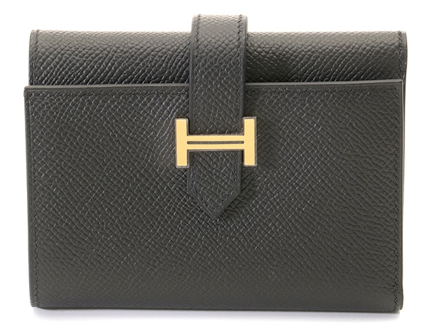 HERMES エルメス 財布 ベアン コンビネ ブラック スラッシュGP