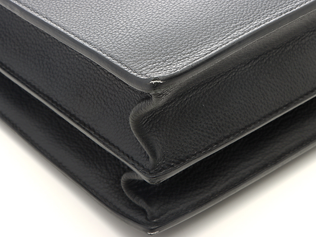 HERMES エルメス サックアデペッシュ38 マチ2 ブラックスラッシュ  