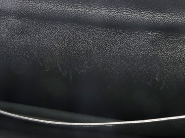 HERMES エルメス サックアデペッシュ38 マチ2 ブラックスラッシュ  