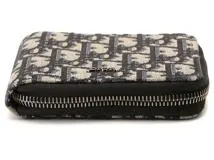 DIOR財布 My Dior Hibiscus L-Zip Wallet Black Cannage Lambskin | DIOR