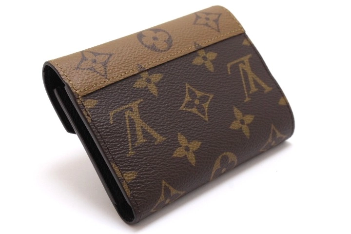 LOUIS VUITTON ルイ･ヴィトン ポルトフォイユ･ヴィクトリーヌ 3つ折り財布 M81557 モノグラム･リバース 【460】2143300232486