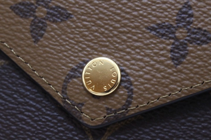 LOUIS VUITTON ルイ･ヴィトン ポルトフォイユ･ヴィクトリーヌ 3つ折り財布 M81557 モノグラム･リバース 【460】2143300232486