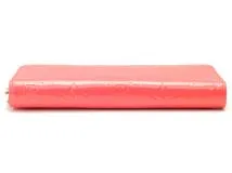 LOUIS VUITTON Zippy Wallet Vernis Rose Riche M93202 Long Wallet  