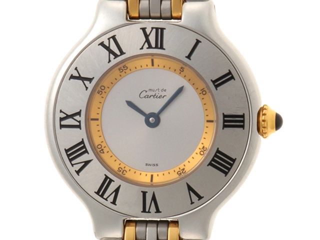 Cartier カルティエ 時計 マスト２１ヴァンティアン W10072R6 シルバー ...