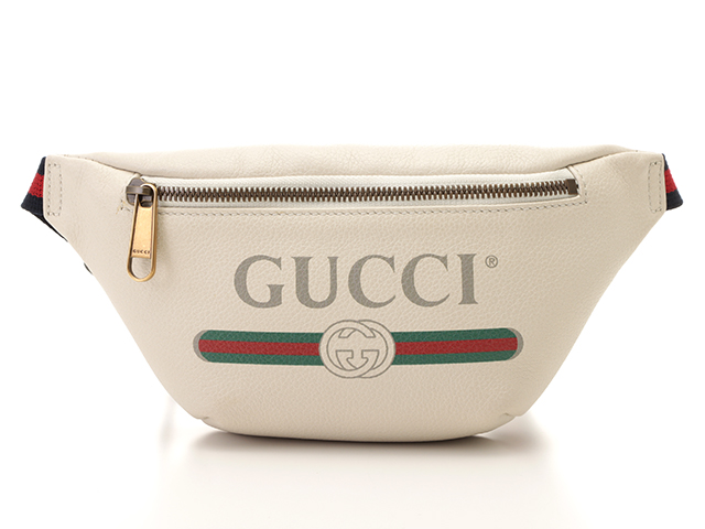 GUCCI プリントスモールベルトバッグ グッチGGプリント スモールベルトバッグ ピンク レディース