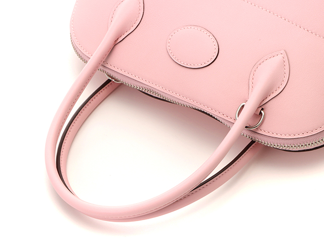 HERMES エルメス ボリード27 ローズサクラ/シルバー金具 X刻印【472