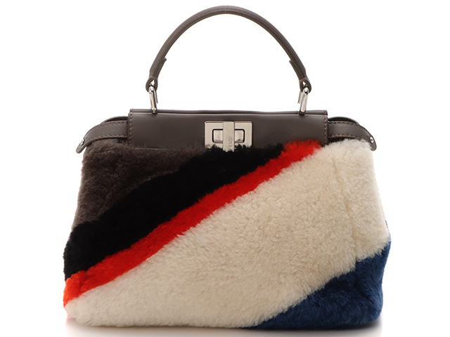 FENDI フェンディ マイクロピーカーブー 2way ショルダーバッグ 8BN244