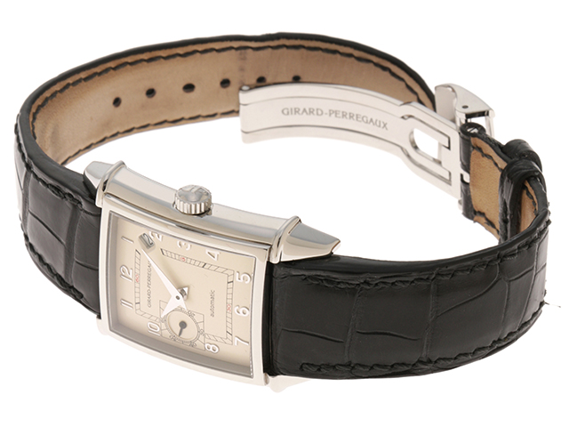 ジラール・ペルゴ GIRARD PERREGAUX ヴィンテージ1945 2599 K18ピンクゴールド レザーベルト 自動巻き メンズ 腕時計