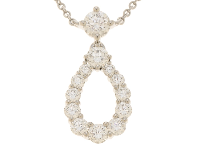 HARRY WINSTON ハリーウィンストン ループネックレス ダイヤモンド プラチナ 2143400158440 【437】  の購入なら「質」の大黒屋（公式）