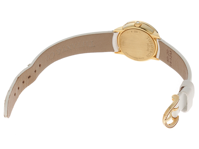ティファニー TIFFANY&Co. 腕時計 レディース Z1900-10-40E91A40B クオーツ ホワイトシェルxホワイト アナログ表示