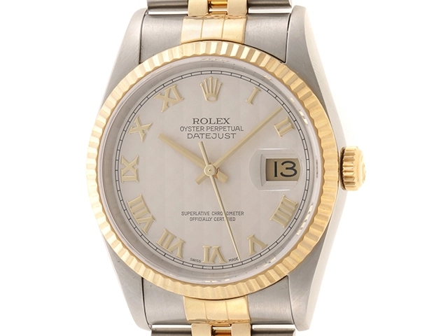 ロレックス ROLEX デイトジャスト D番 116233 SS/K18YG 自動巻き メンズ 腕時計