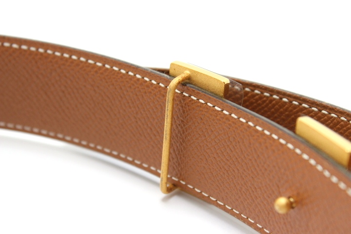 HERMES エルメスコンスタンス ベルト ボックスカーフ ブラック