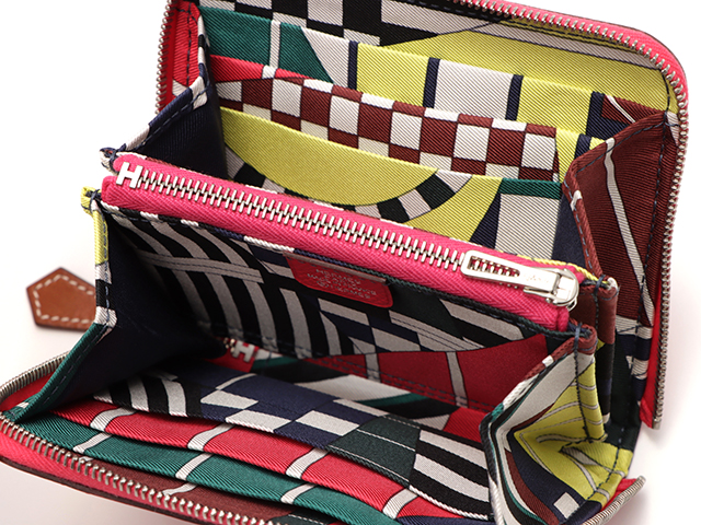 HERMES エルメス アザップ コンパクト シルクイン ローズ