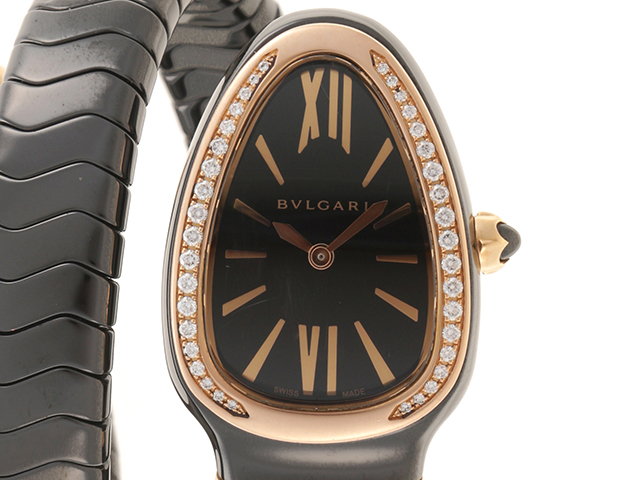 BVLGARI ブルガリ セルペンティ スピガ シングルスパイラル ダイヤべ