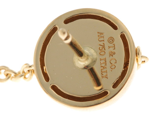 ティファニー 美品 キャッチ 750 K18 ゴールド R99e ティファニー 美品