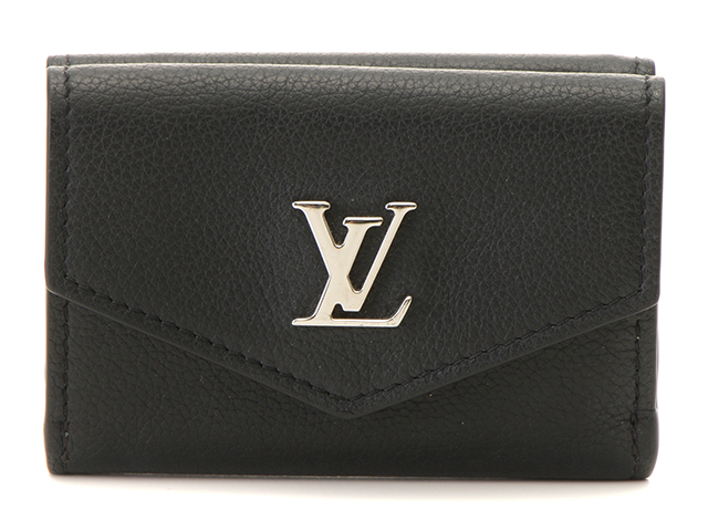 【セール中！】ルイヴィトン ポルトフォイユ・ロックミニ　三つ折り財布 ノワール LOUIS VUITTON ルイ・ヴィトン ポルトフォイユ・ロックミニ ノワール