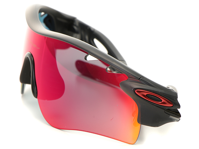 史上最も激安 OAKLEY ブラック/レッド レーダーロック サングラス オークリー 小物