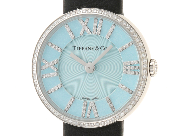 Tiffany&Co ティファニー アトラス 2-ハンド 24mm ダイヤベゼル