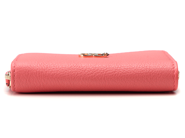 CHANEL シャネル ラッキーフラワー ピンク ラウンドファスナー CHANEL シャネル ラッキーフラワー ピンク ラウンドファスナー