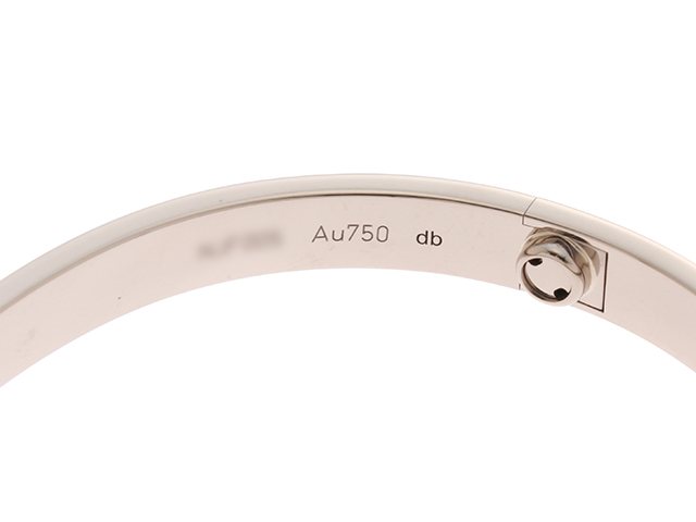 Cartier カルティエ 22年新型 15号 ラブブレス K18WG 定価752万円