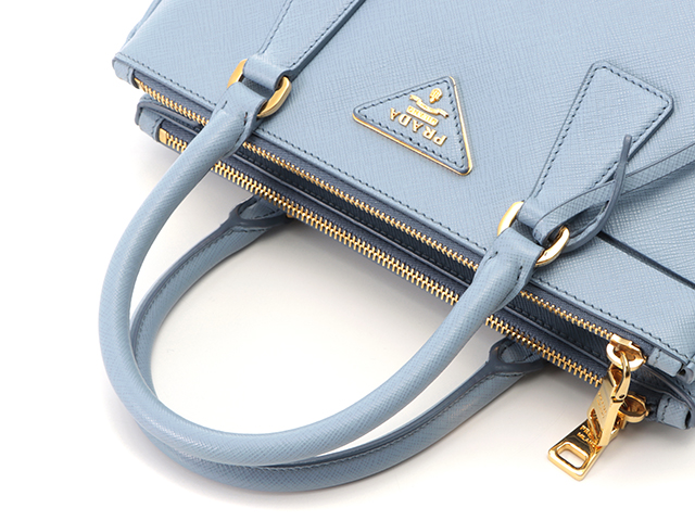 PRADA プラダ 2WAYバッグ ガレリア BN2316 ライトブルー