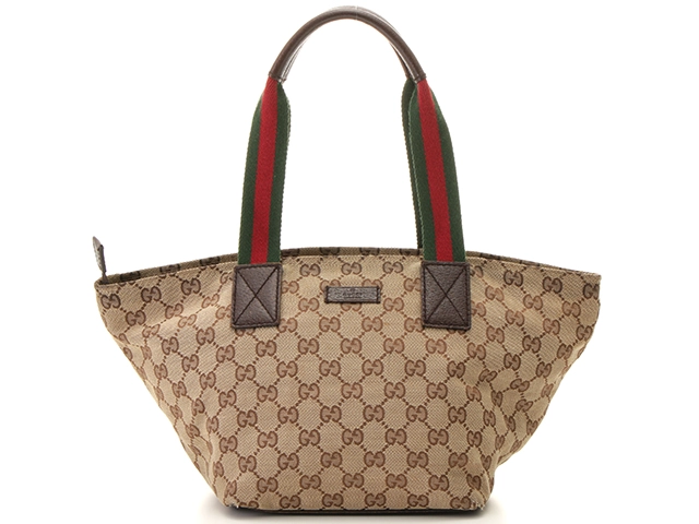 GUCCI グッチ ハンドバッグ 131228 GGキャンバス ブラウン 【435】 の