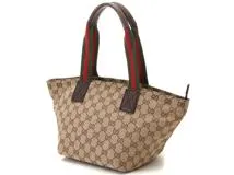 GUCCI グッチ ハンドバッグ 131228 GGキャンバス ブラウン 【435】 の