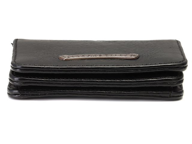 CHROME HEARTS クロムハーツ カードケース レザー ブラック