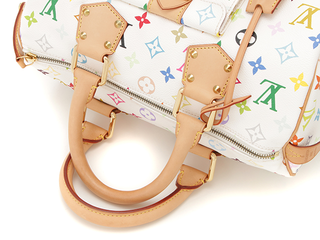 LOUIS VUITTON ルイヴィトン スピーディ30 マルチカラー ブロン 【431