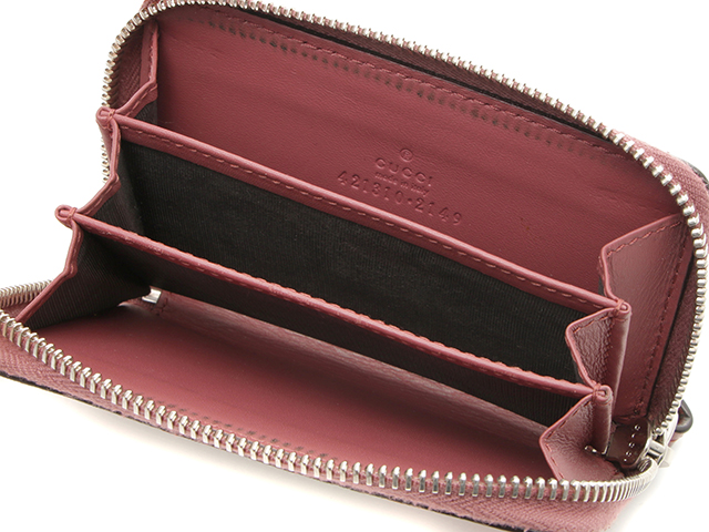 GUCCI グッチ GGブルームスコインケース ピンク/ベージュ 421310