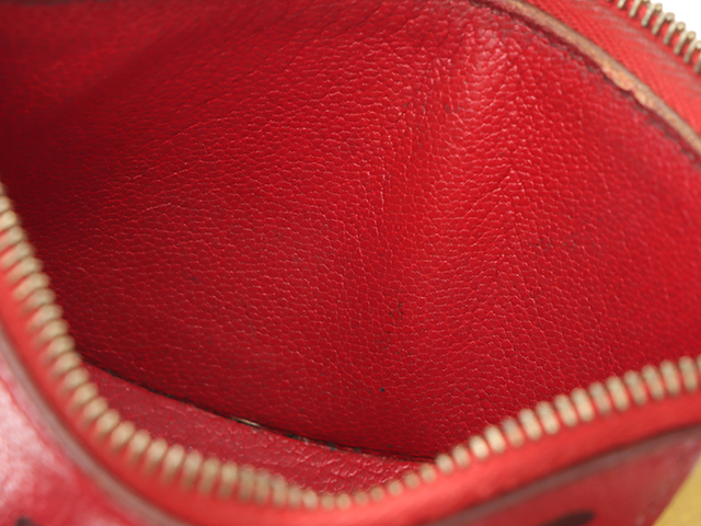 HERMES エルメス トゥッティフルッティ スイカコインケース レッド 