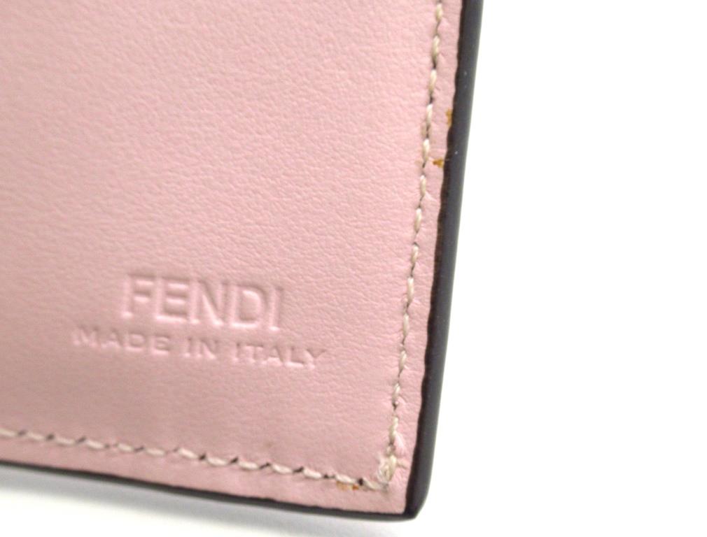 FENDI フェンディ エフイズフェンディ 二つ折り財布 ピンク